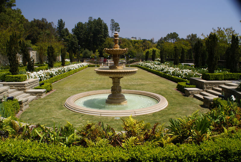 Another modest courtyard on the grounds of the Greystone estate
