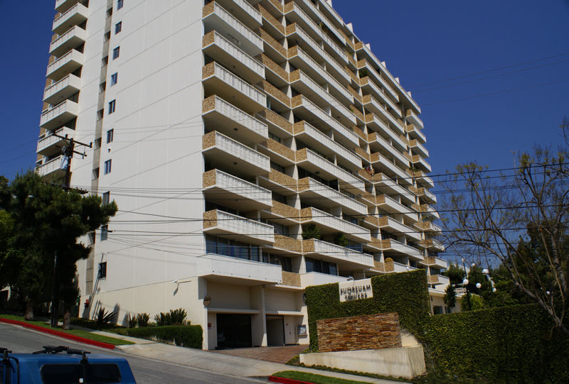 The Shoreham Towers Apartments, from where Diane Linkletter took a dive