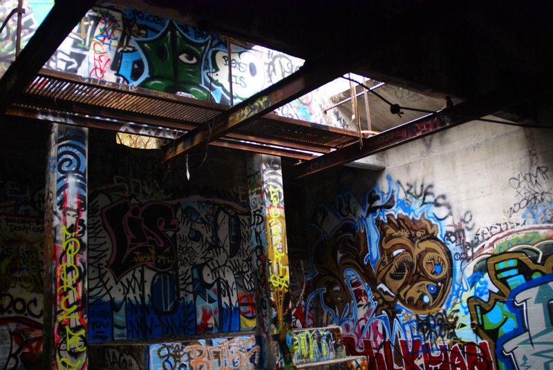 Murphy Ranch's generator station, as it looks today